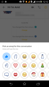 Change color scheme and more in Facebook Messenger