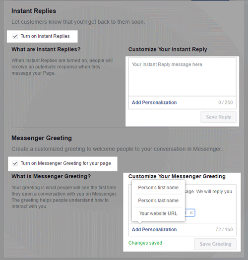 How to enable Autoreply on your Facebook page
