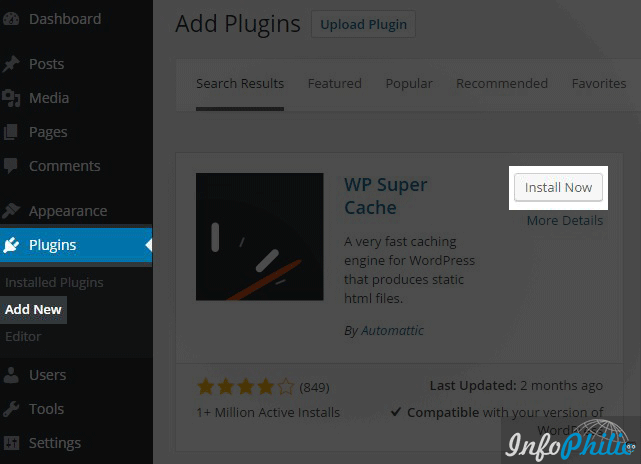 How to install WP Super Cache?