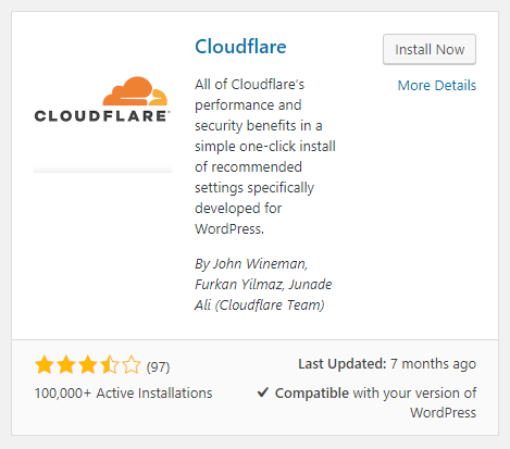CloudFlare plugin