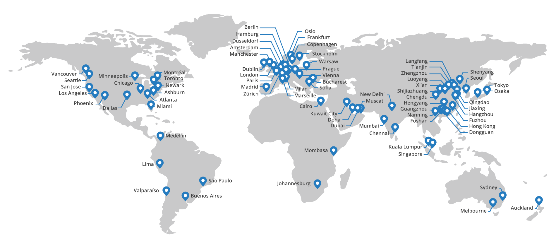 Image showing CloudFlare's data centers source