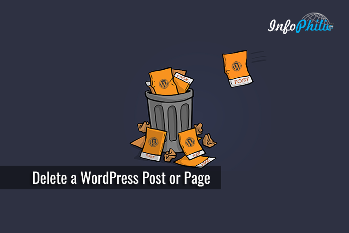 Delete a WordPress Post or Page