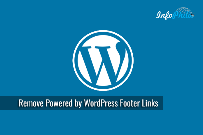 Remove Powered by WordPress Footer Links
