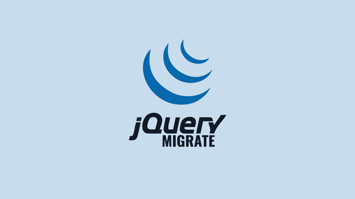 Remove jQuery Migrate