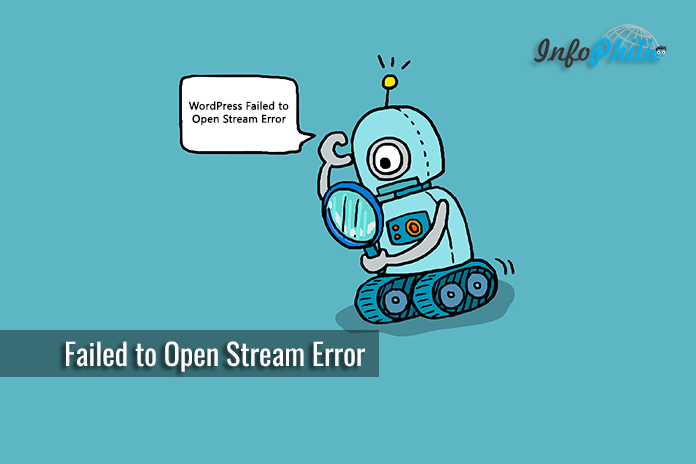 Fix Failed to Open Stream Error in WordPress